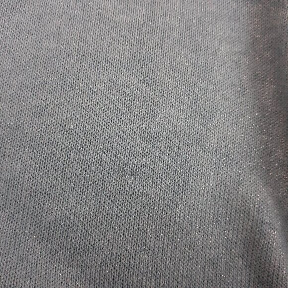 Tempo Paris Women's Large Blue Mixed Media Shirt - Picture 12 of 14